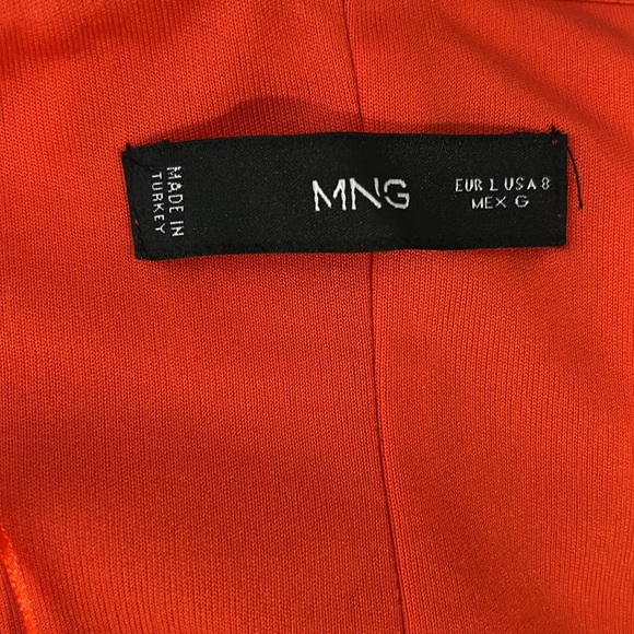 Mango Red Strapless Sheath Dress for Cocktail size US 8 - Picture 12 of 16